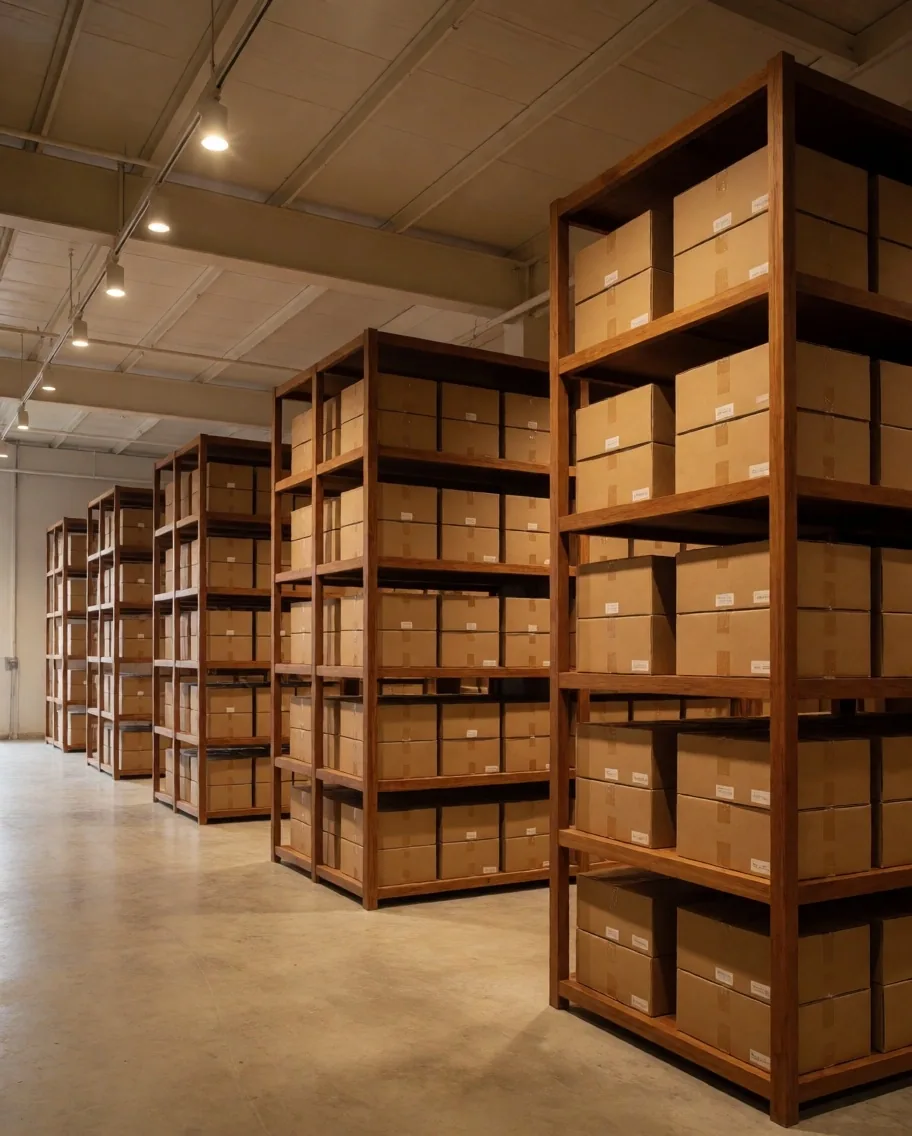 Climate-controlled supplement warehouse